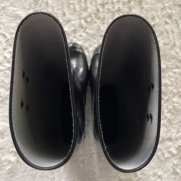 Nicole Miller Black Tall Rain Boots Size 8 - Picture 15 of 16